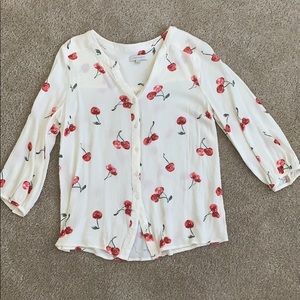 Cherry blouse.